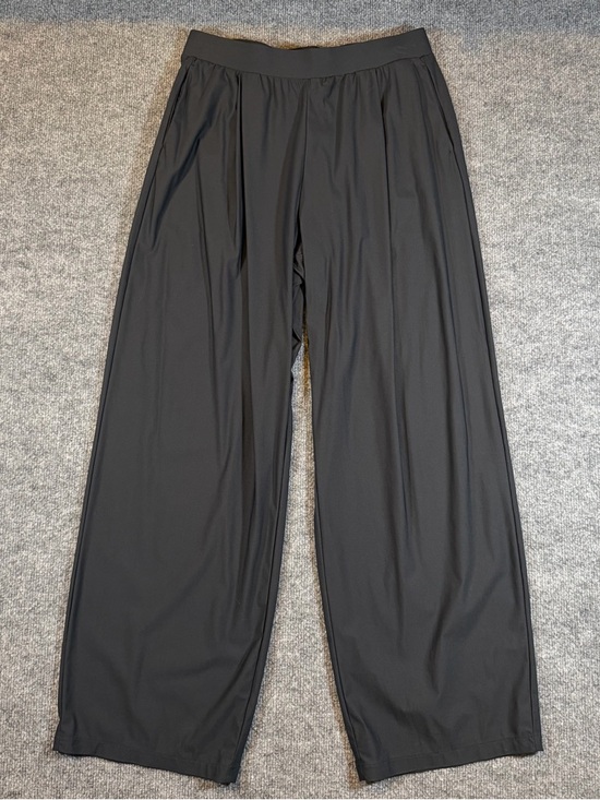 Uniqlo Pants - Uniqlo Ultra Stretch AIRism Straight Wide Pants Black Womens Size M